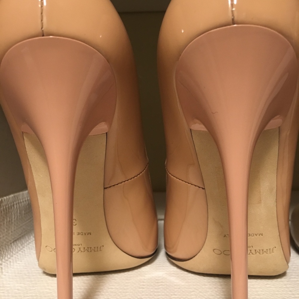 Jimmy Choo Anouk heels size 38 (7.5) - Picture 5 of 6